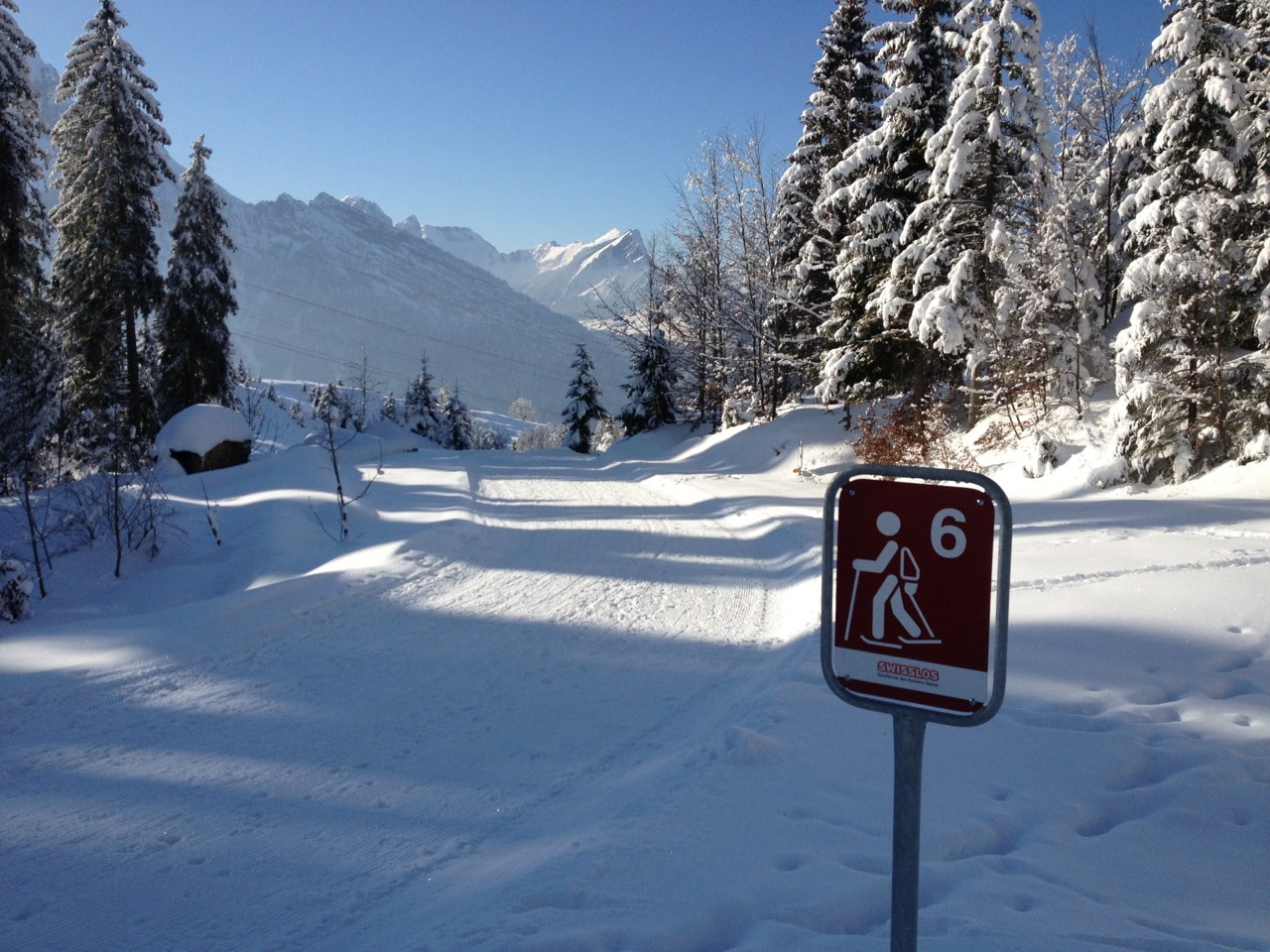 Schneeschuh- und Winterwanderweg Fronalp